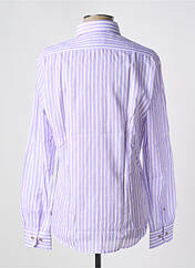 Chemise manches longues violet DARIO BELTRAN pour homme seconde vue