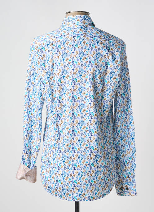 Chemise manches longues bleu DARIO BELTRAN pour homme