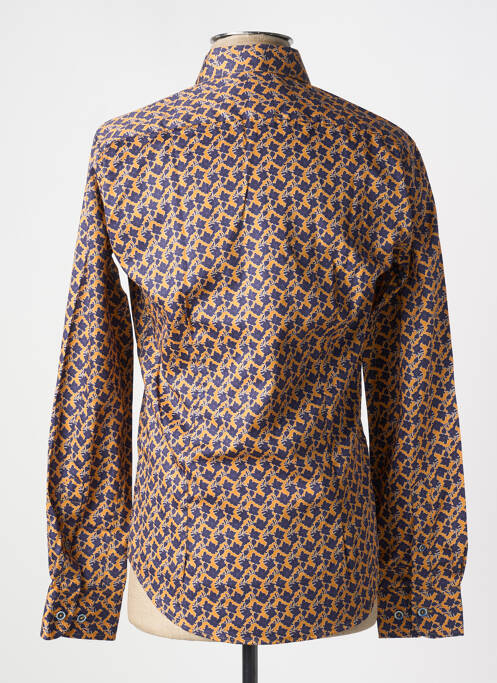 Chemise manches longues jaune DARIO BELTRAN homme