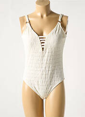 Maillot de bain 1 pièce blanc BANANA MOON pour femme seconde vue