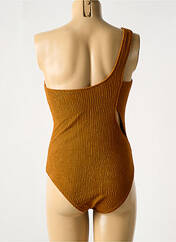Maillot de bain 1 pièce marron WATERCULT pour femme seconde vue