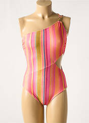 Maillot de bain 1 pièce rose WATERCULT pour femme seconde vue