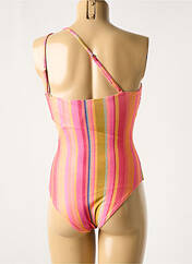 Maillot de bain 1 pièce rose WATERCULT pour femme seconde vue