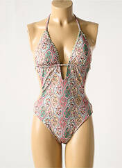 Maillot de bain 1 pièce vert GENIUS pour femme seconde vue