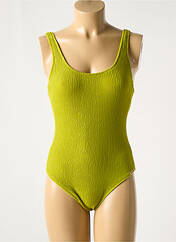 Maillot de bain 1 pièce vert WATERCULT pour femme seconde vue