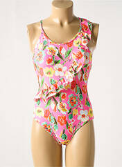 Maillot de bain 1 pièce rose WATER & MELON pour fille seconde vue