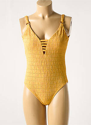 Maillot de bain 1 pièce haut soutien-gorge avec mousse de rembourrage amovible haut soutien-gorge avec mousse de rembourrage amovible jaune BANANA MOON femme