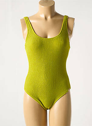 Maillot de bain 1 pièce imprimé fantaisie vert WATERCULT femme