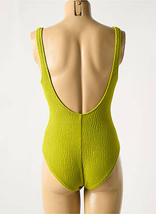 Maillot de bain 1 pièce imprimé fantaisie vert WATERCULT femme