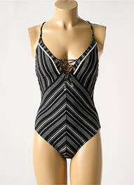 Maillot de bain 1 pièce haut soutien-gorge avec mousse de rembourrage amovible haut soutien-gorge avec mousse de rembourrage amovible noir WATERCULT femme