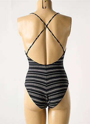 Maillot de bain 1 pièce haut soutien-gorge avec mousse de rembourrage amovible haut soutien-gorge avec mousse de rembourrage amovible noir WATERCULT femme