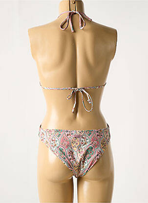 Maillot de bain 1 pièce imprimé fantaisie haut soutien-gorge moulé vert GENIUS femme