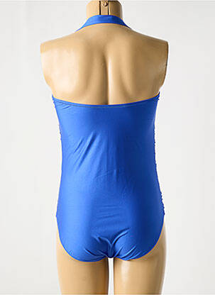 Maillot de bain 1 pièce bretelles élastiquées amovibles haut soutien-gorge moulé bleu ROIDAL femme