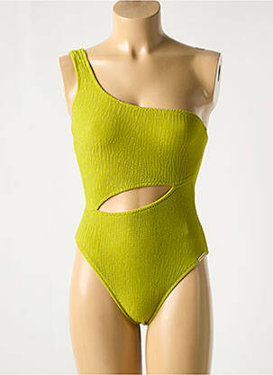 Maillot de bain 1 pièce imprimé fantaisie vert WATERCULT femme