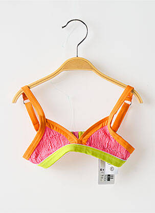 Haut de maillot de bain fermeture agrafe rose BANANA MOON fille