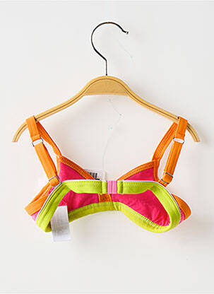Haut de maillot de bain fermeture agrafe rose BANANA MOON fille
