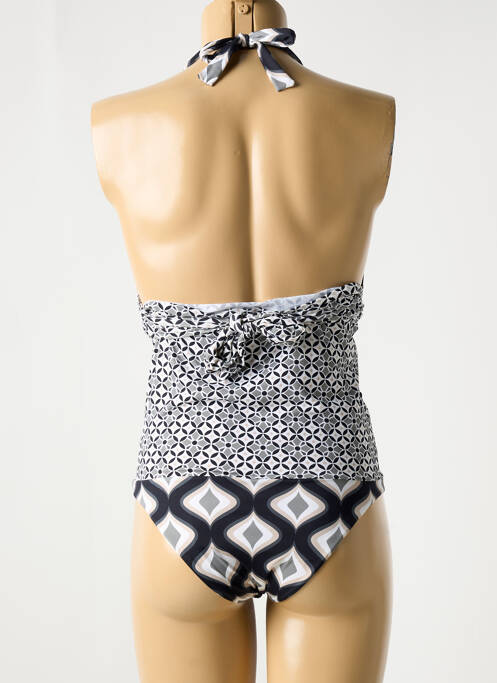 Maillot de bain 1 pièce gris DOMANI pour femme