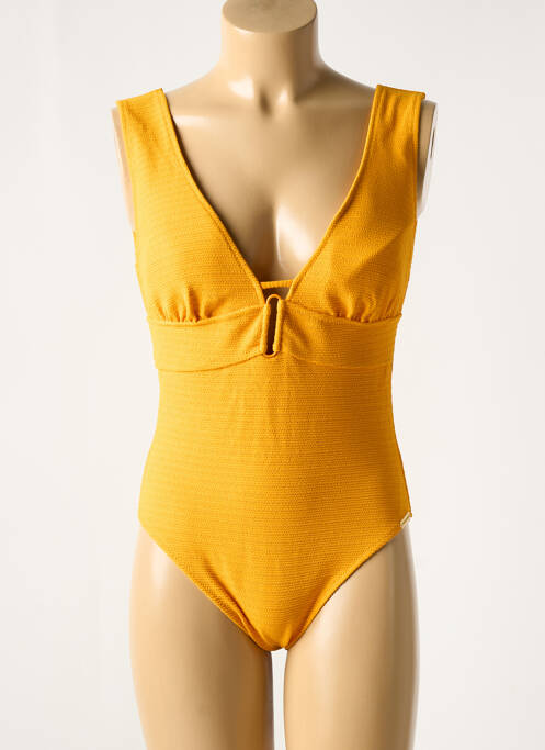 Maillot de bain 1 pièce jaune WATERCULT pour femme