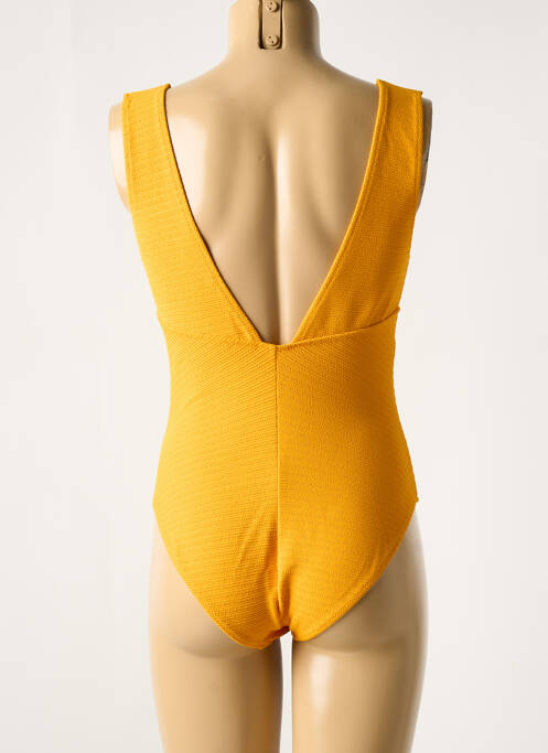 Maillot de bain 1 pièce jaune WATERCULT pour femme