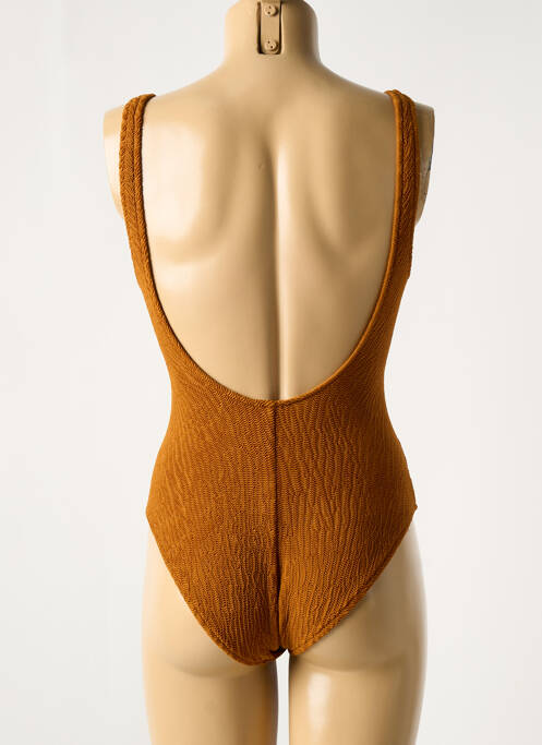 Maillot de bain 1 pièce marron WATERCULT pour femme