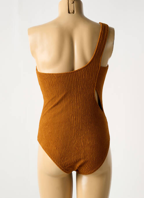 Maillot de bain 1 pièce marron WATERCULT pour femme