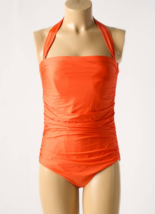 Maillot de bain 1 pièce orange ROIDAL pour femme