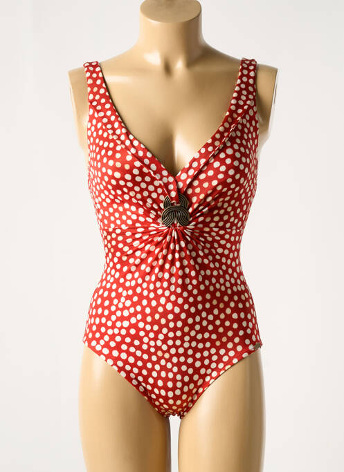 Maillot de bain 1 pièce rouge MARYAN MEHLHORN pour femme