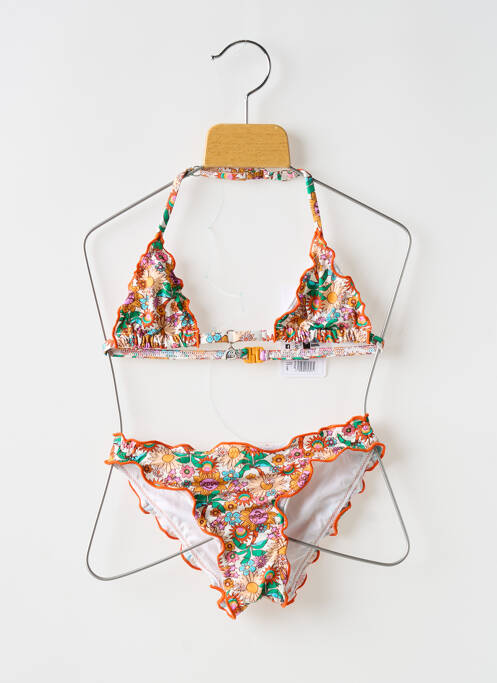 Maillot de bain 2 pièces orange BANANA MOON pour fille