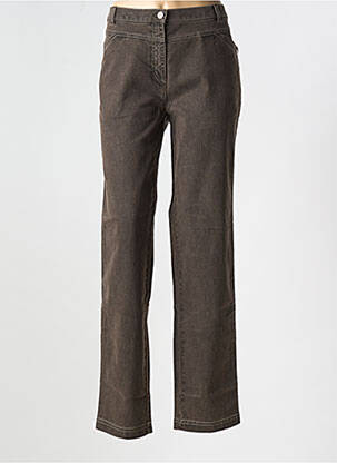 Jeans coupe slim stretch taille normale gris ELENA MIRO femme