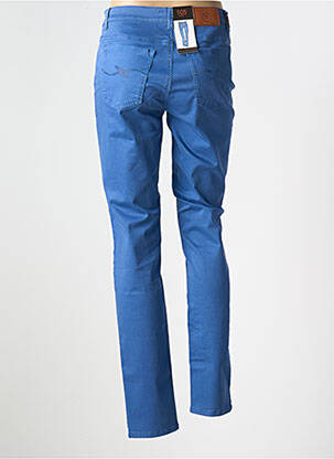 Pantalon slim tissage popeline taille normale bleu TRUSSARDI JEANS femme