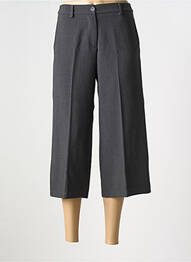 Pantacourt coupe jupe culotte gris POUSSIERE D'ETOLE femme