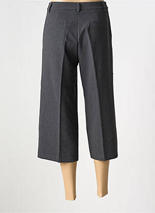 Pantacourt coupe jupe culotte gris POUSSIERE D'ETOLE femme