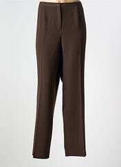 Pantalon droit marron ATIAN pour femme seconde vue