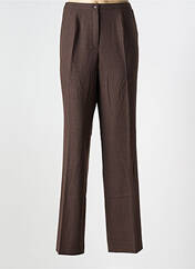 Pantalon droit marron ATIAN pour femme seconde vue