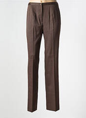 Pantalon droit marron ATIAN pour femme seconde vue