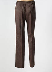 Pantalon droit marron ATIAN pour femme seconde vue