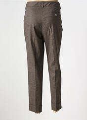 Pantalon droit marron DIANA GALLESI pour femme seconde vue