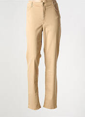 Pantalon slim beige TRUSSARDI JEANS pour femme seconde vue