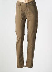 Pantalon slim vert VOTRE NOM pour femme seconde vue