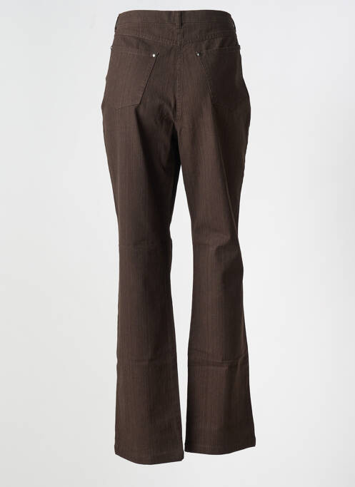 Jeans coupe droite marron SYM pour femme