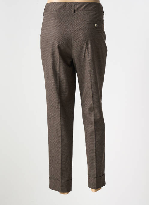 Pantalon droit marron DIANA GALLESI pour femme