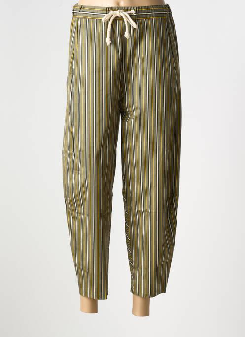 Pantalon large vert ELEONORA AMADEI pour femme