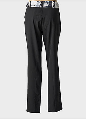 Pantalon droit stretch taille normale noir POUSSIERE D'ETOLE femme