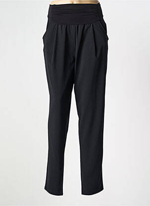 Pantalon slim taille élastique taille normale noir POUSSIERE D'ETOLE femme