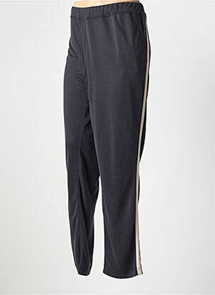 Pantalon droit stretch taille normale noir EUGEN KLEIN femme