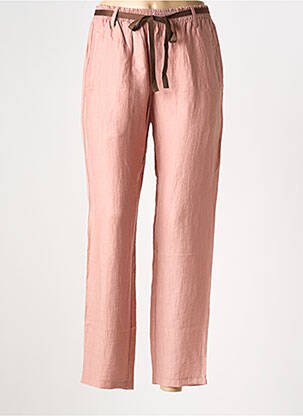 Pantalon large taille normale taille normale rose LA FEE MARABOUTEE femme
