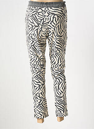Pantalon 7/8 stretch taille normale gris SOULMATE femme