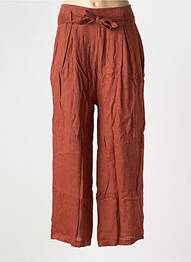 Pantalon large poches taille normale marron LA FEE MARABOUTEE femme