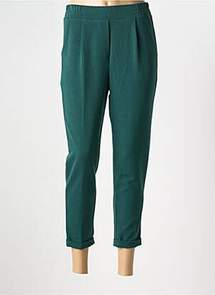 Pantalon 7/8 stretch taille normale vert LA FEE MARABOUTEE femme