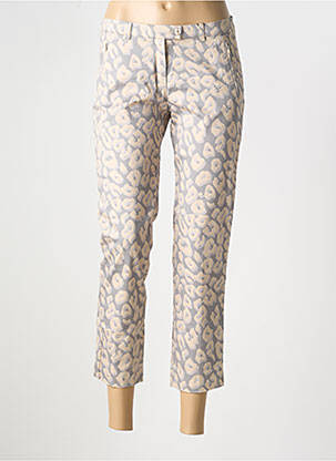 Pantalon 7/8 stretch taille normale gris EUGEN KLEIN femme